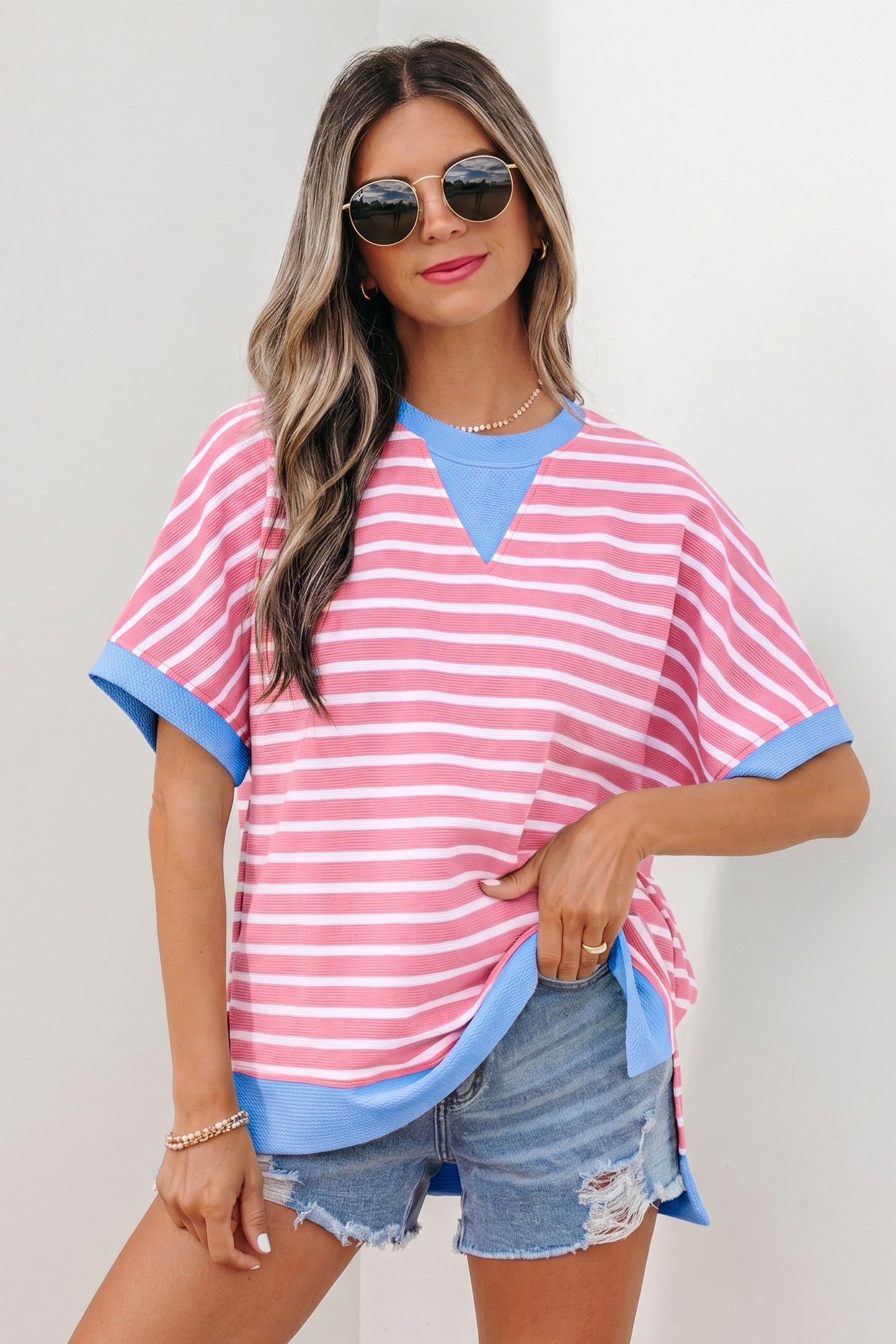 Sky Breeze Short Sleeve Top