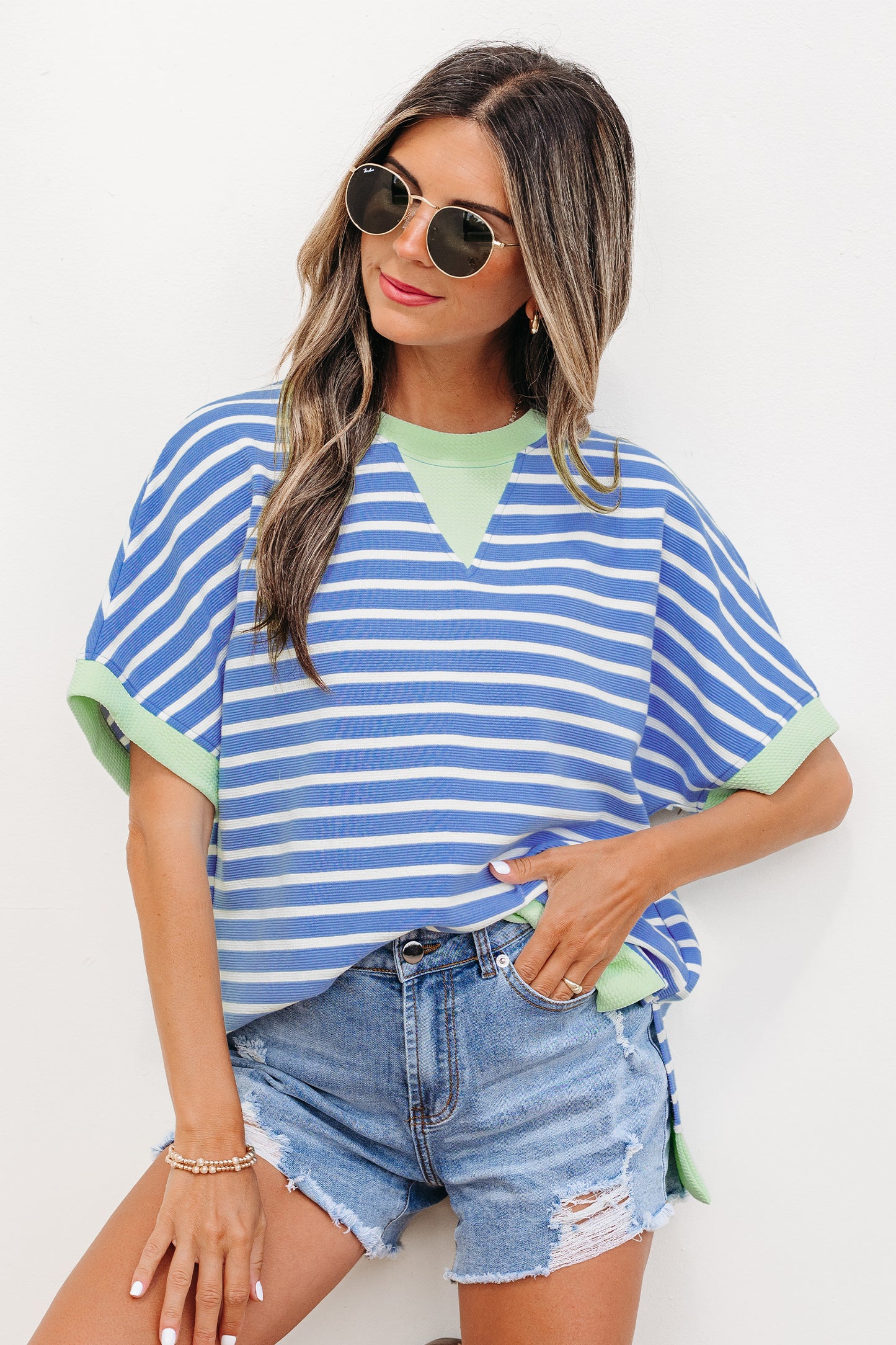Sky Breeze Short Sleeve Top