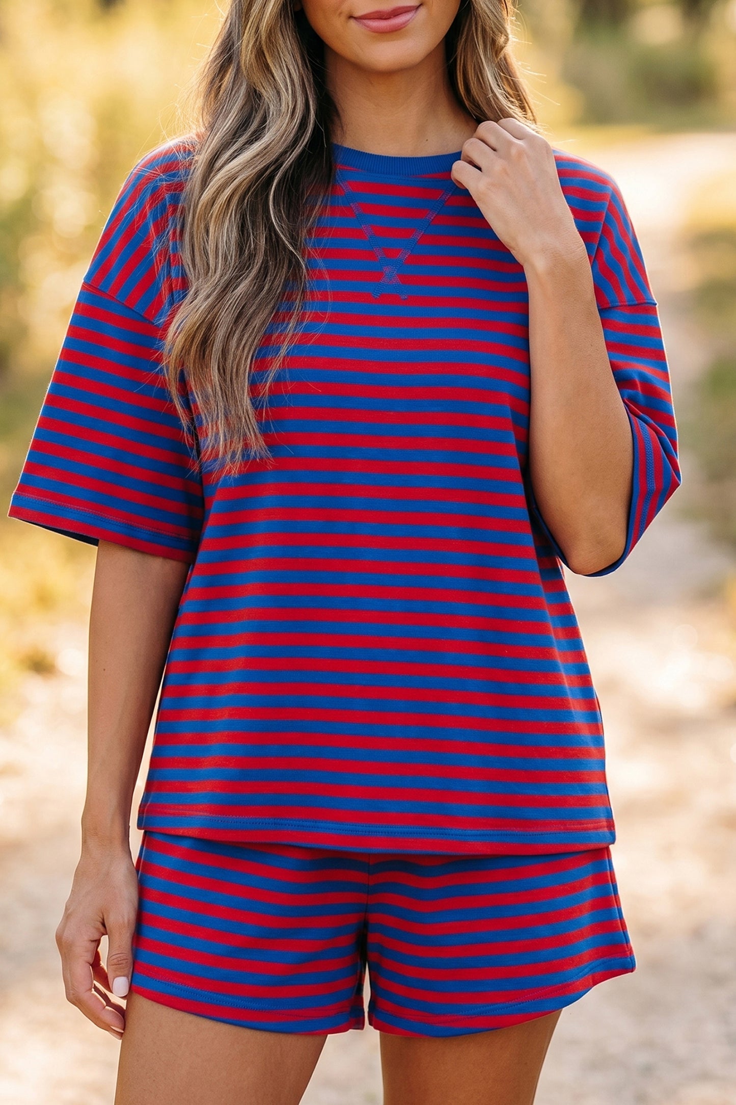 DayBreak Ribbed Cotton 2pc Short Set